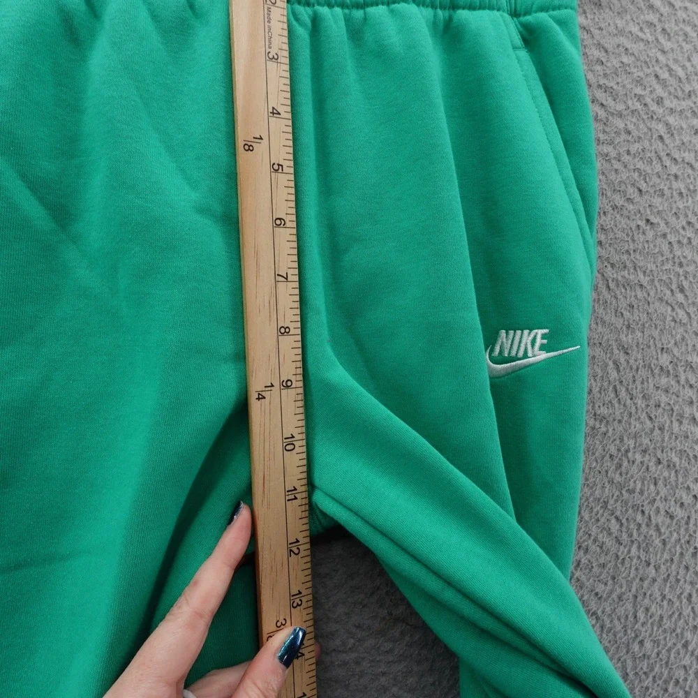 Nike Club Fleece Kids Jogger Sweatpants Green Elastic Waist Youth Large NEW‎